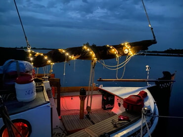 Ambientebeleuchtung in der Plicht