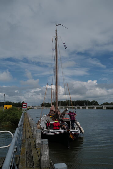 Warten vor der Prises Magriet sluis